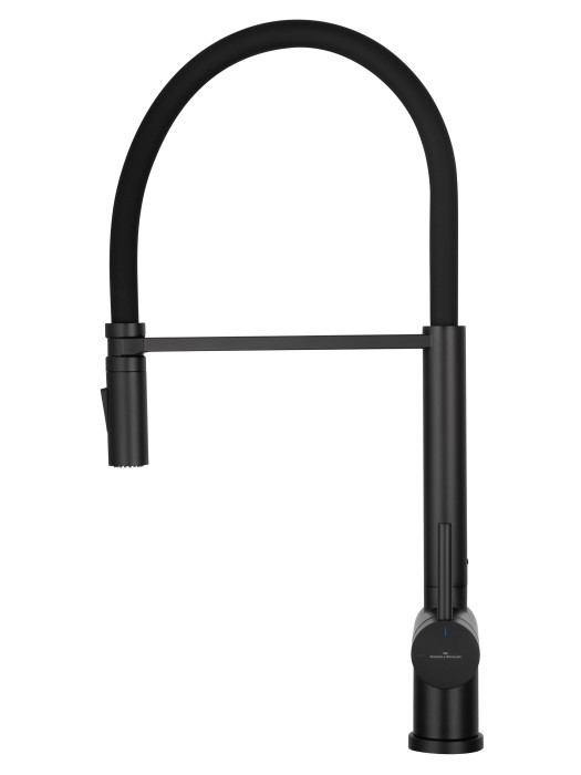 Смеситель для кухни с гибким изливом, Wonzon & Woghand, WW-88438003-MB цвет: черный