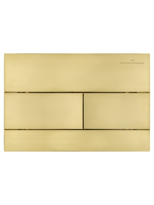 Кнопка смыва для инсталляции механическая, Wonzon &amp; Woghand, WW-IB235-BG цвет: золото