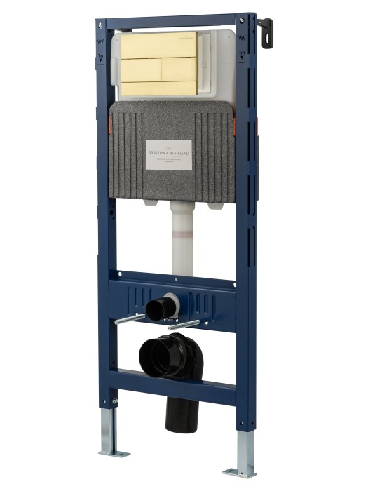 Кнопка смыва для инсталляции механическая, Wonzon & Woghand, WW-IB235-BG цвет: золото