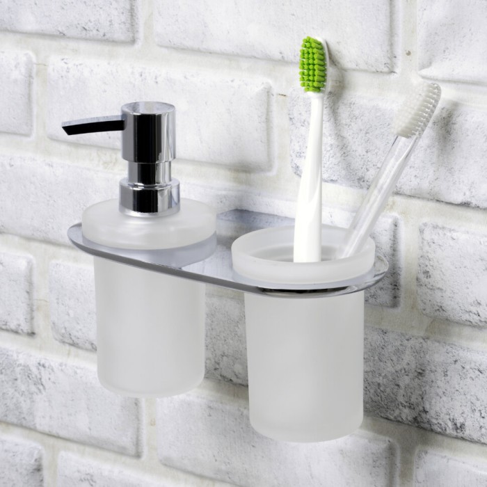 Держатель стакана и дозатора WasserKRAFT Kammel K-8300 арт. K-8389