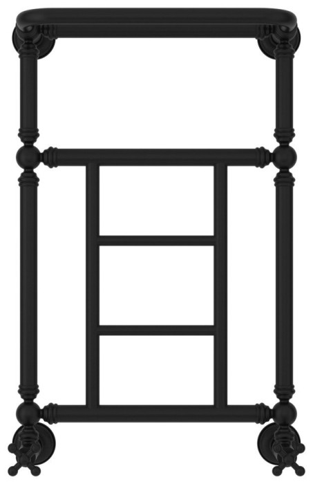 Сунержа Водяной полотенцесушитель 660x400, Ренессанс, 31-0282-6640 цвет: матовый чёрный