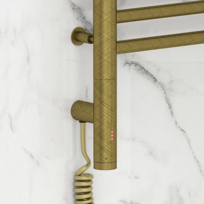 Сунержа Электрический полотенцесушитель 1000x500, Богема 3.0 с 1 полкой, 05-5806-1050 цвет: состаренная бронза