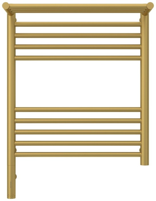 Сунержа Электрический полотенцесушитель 600x500, Богема 3.0 с 1 полкой, 032-5806-6050 цвет: матовое золото