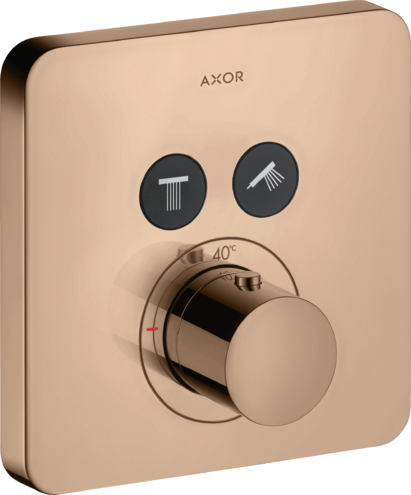 Термостат для душа ShowerSelect Axor, полированное красное золото арт. 36707300