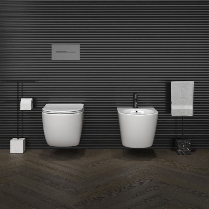 Биде Ceramicanova Forma, белый арт. CN3010