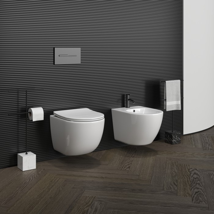 Биде Ceramicanova Forma, белый арт. CN3010