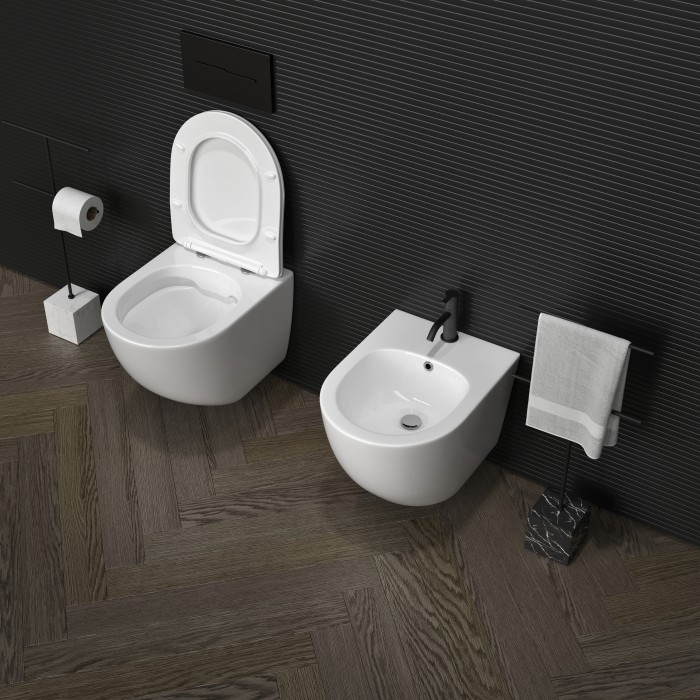 Биде Ceramicanova Forma, белый арт. CN3010