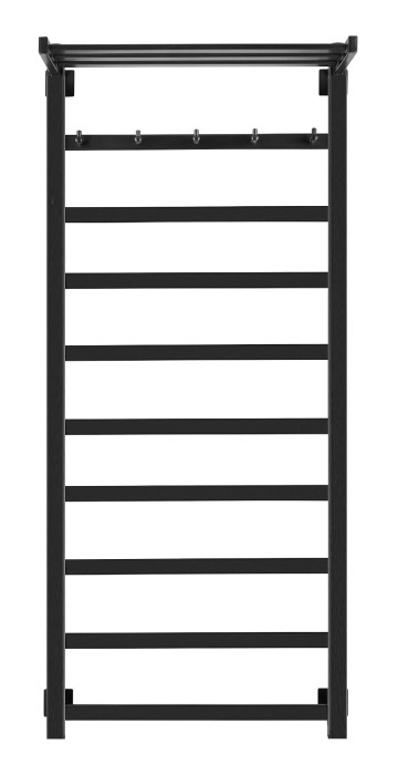 Полотенцесушитель электрический 120x60 Корсико 1 КСП (черный матовый) Secado арт. 4603777474140