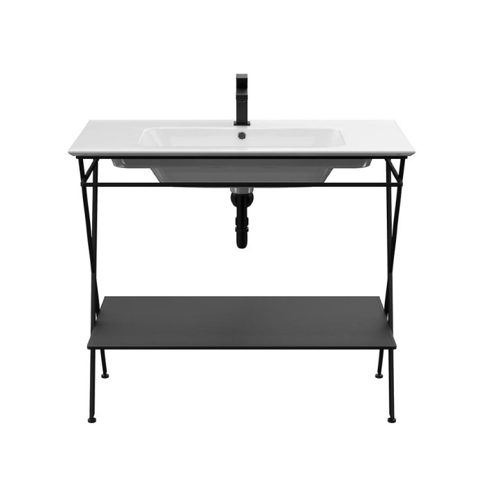 Металлическая структура напольная 95см, Piano next Kerama Marazzi, черный - PIA.N.95\BLK