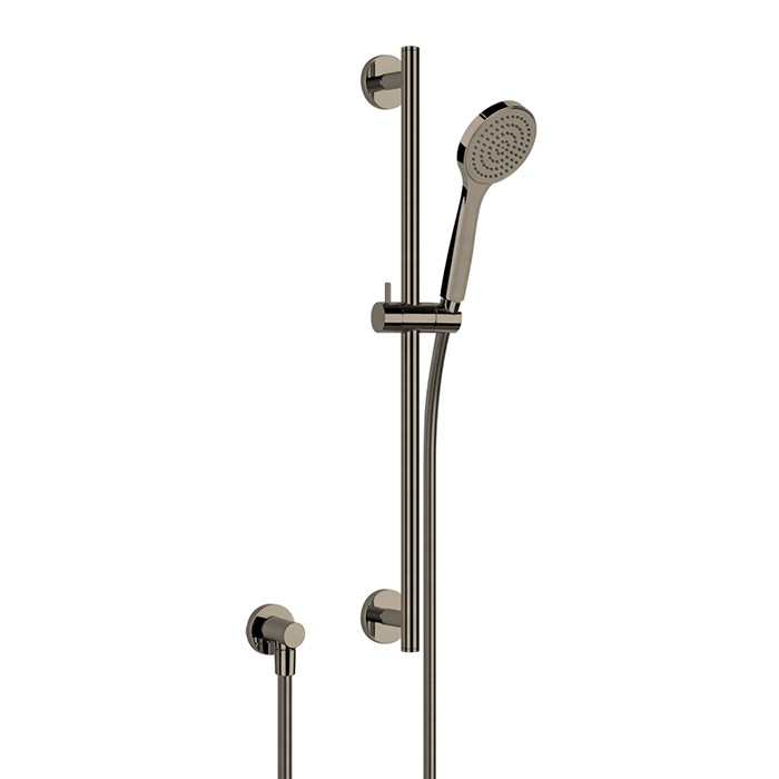 Душевой гарнитур, с ручным душем, шланг 1,5м и вывод воды, Gessi Emporio shower, finox brushed nickel арт. 47306#149