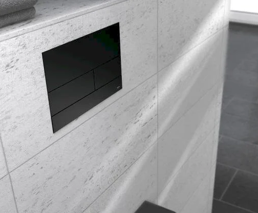 Кнопка смыва TECE Square II черная матовая арт. 9240833