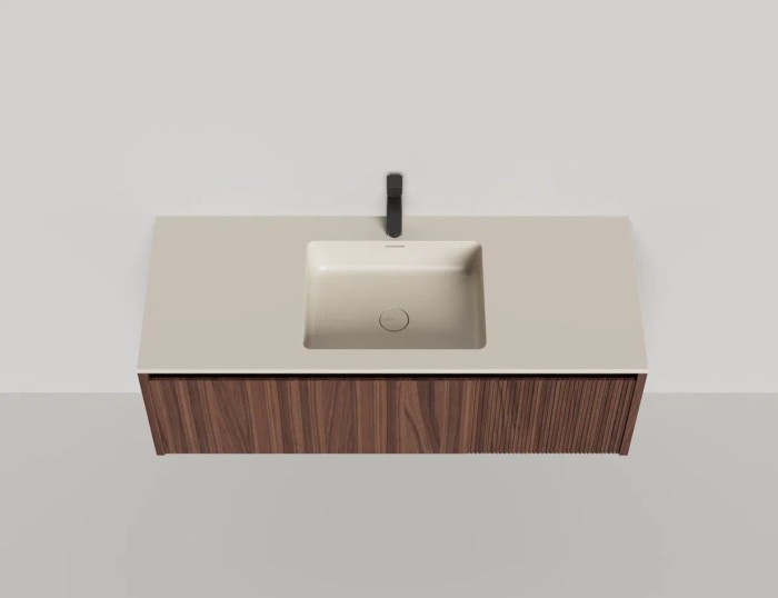 Подвесная тумба domino 1200, шпон, onda, Salini арт. 27D212ON