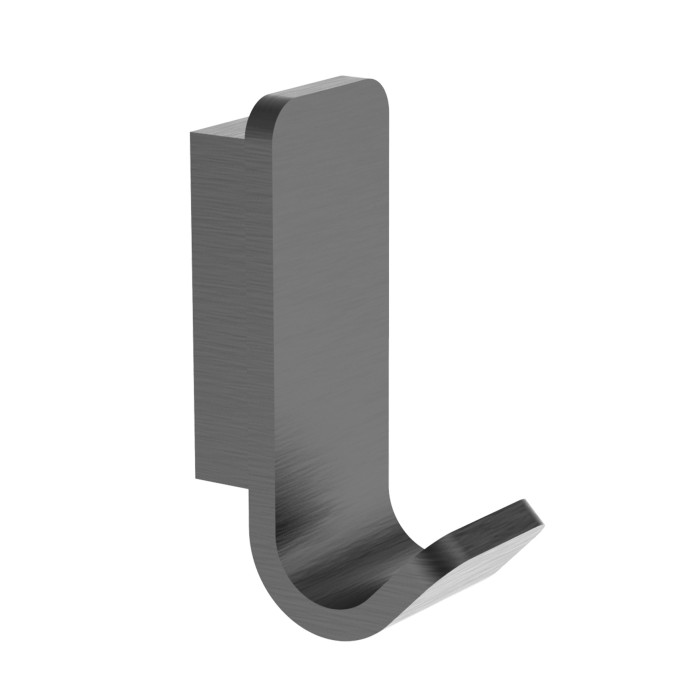 Крючок для ванной, Wonzon &amp; Woghand Lotte, WW-8315-BGM цвет: графит