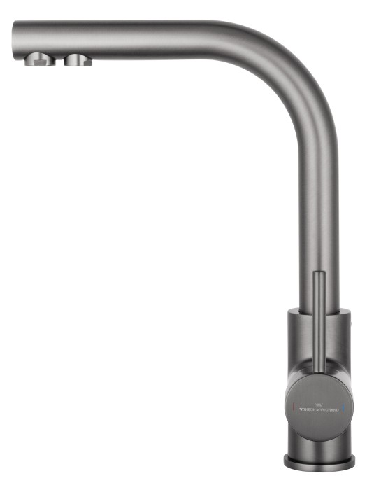 Смеситель для кухни c подключением фильтра, Wonzon & Woghand, WW-88458005-BGM цвет: графит