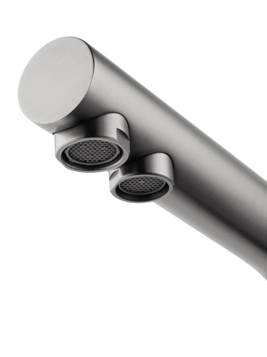 Смеситель для кухни c подключением фильтра, Wonzon & Woghand, WW-88458005-BGM цвет: графит