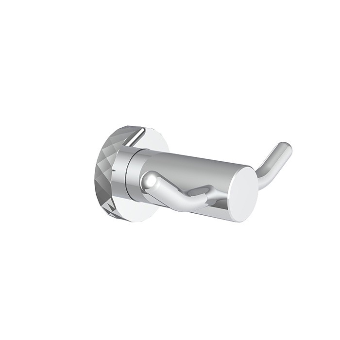 Fima Carlo Frattini Крючок двойной, подвесной, Rotola, F6004/2CR цвет: хром