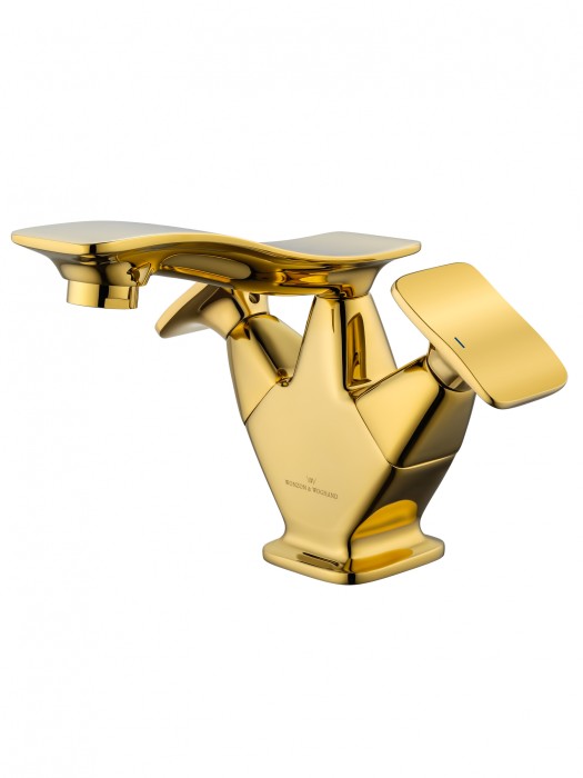 Смеситель для раковины, Wonzon &amp; Woghand Shakespeare, WW-651101-DG цвет: золото