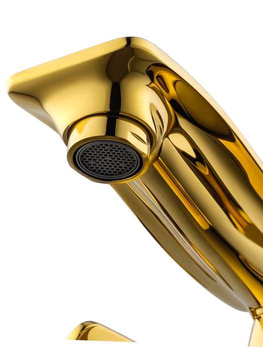 Смеситель для раковины, Wonzon & Woghand Shakespeare, WW-651101-DG цвет: золото