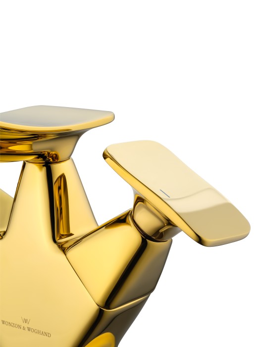 Смеситель для раковины, Wonzon & Woghand Shakespeare, WW-651101-DG цвет: золото