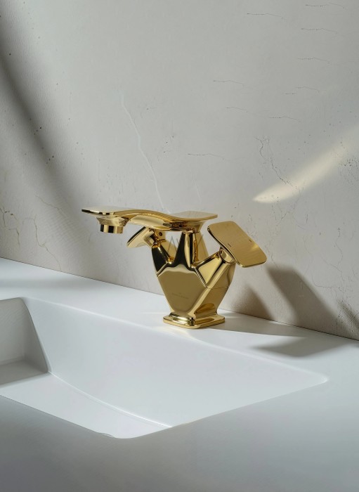 Смеситель для раковины, Wonzon & Woghand Shakespeare, WW-651101-DG цвет: золото