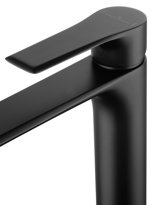 Смеситель для раковины высокий, Wonzon & Woghand Brilliant, WW-88019079-MB цвет: черный