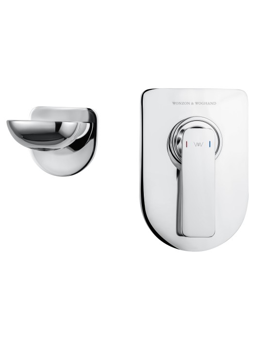 Смеситель для раковины встраиваемый, Wonzon & Woghand Shark, WW-481701-CR цвет: хром