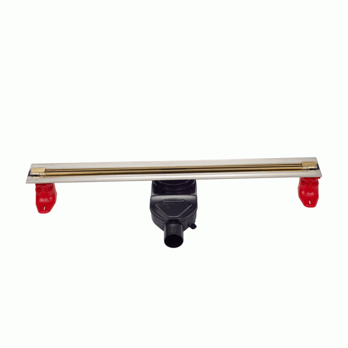 Душевой лоток BERGES SUPER Slim 800, золото глянец, S-сифон D50 H60, арт.092154