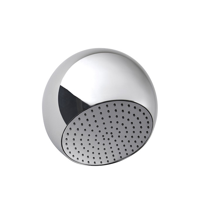 Fima Carlo Frattini Верхний душ Sfera d 200 мм., настенный монтаж, сфера черная, Wellness, F2340CRN цвет: хром