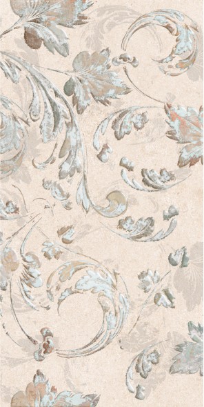 Плитка светло-беж.узор 1 25x50 GLOBAL TILE Pavana арт. GT109VG