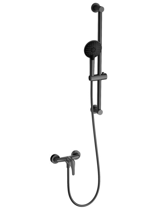 Смеситель для душа с гарнитуром, Wonzon &amp; Woghand, WW-4570-BGG цвет: графит