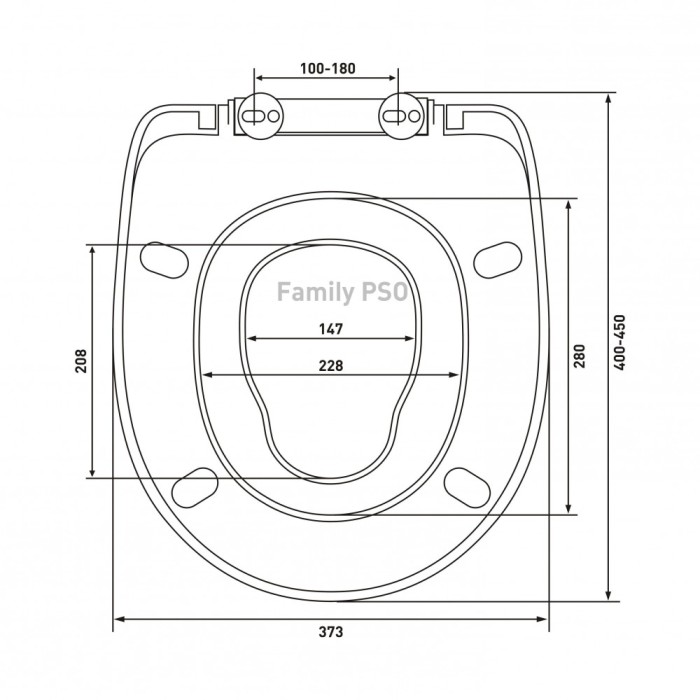 Сиденье для унитаза Berges Family psо  арт. 025903