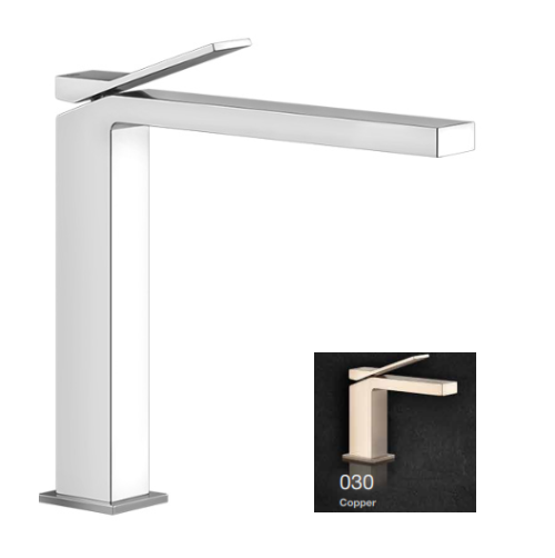 Смеситель для раковины Gessi Rettangolo K цвет розовое золото pvd арт. 53004030