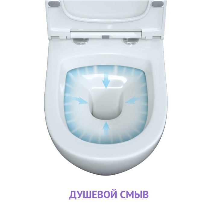 Комплект унитаза OKUS с инсталляцией NOVUM525, кнопка F1 белая, сиденье Toma Slim SO, Berges арт. 043282