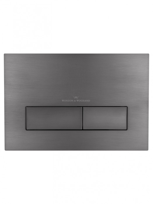 Кнопка смыва для инсталляции механическая, Wonzon &amp; Woghand, WW-IB224-BGM цвет: графит