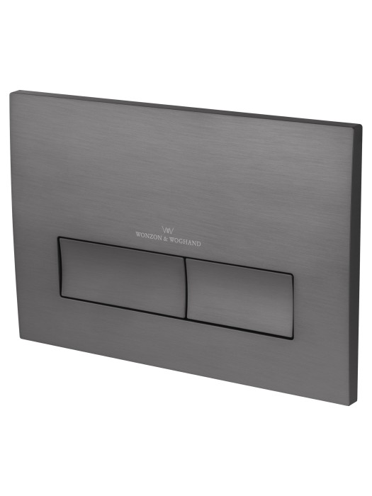 Кнопка смыва для инсталляции механическая, Wonzon & Woghand, WW-IB224-BGM цвет: графит