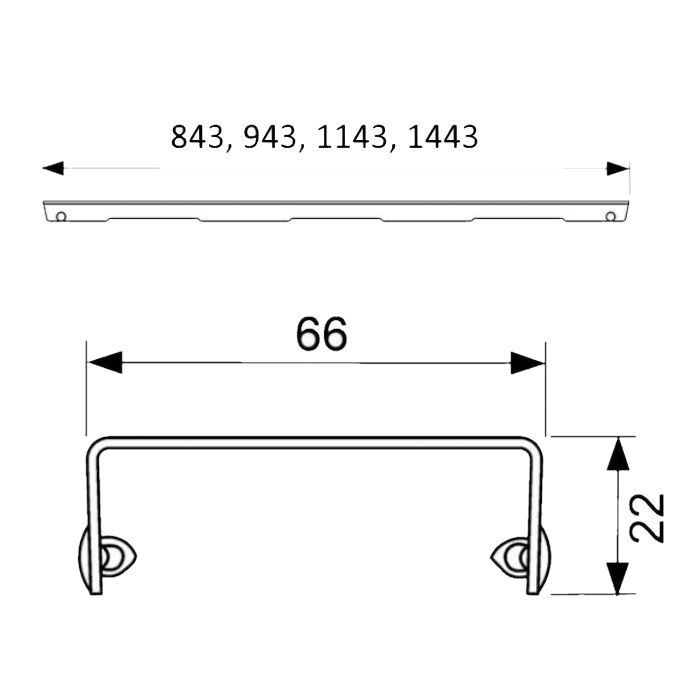 Решетка "basic", 900х900 мм, угловая, цвет: нержавеющая сталь полированная, basic TECE арт. 610910