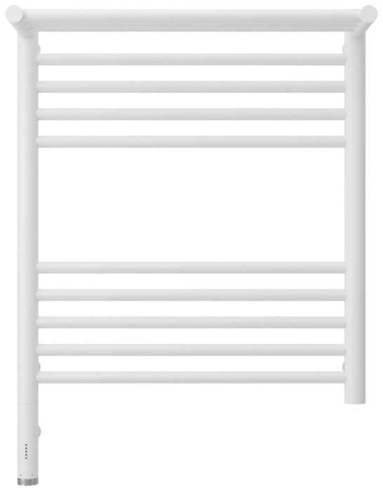 Сунержа Электрический полотенцесушитель 600x500, Богема 3.0 с 1 полкой, 30-5806-6050 цвет: матовый белый