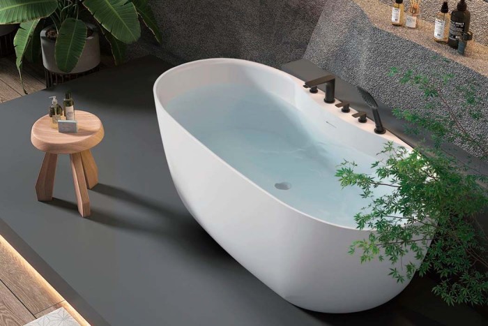 Ванна акриловая Aquatek Аполо 170х78х60 см, отдельностоящая, цвет белый арт. AQ-1155778