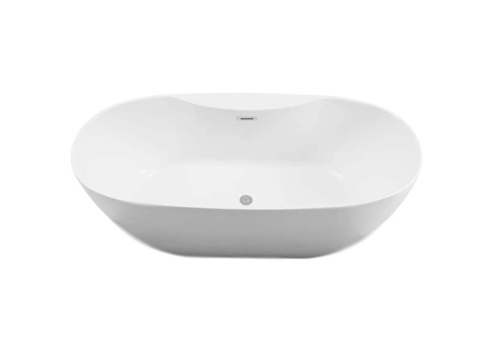 Ванна акриловая Aquatek Аполо 170х78х60 см, отдельностоящая, цвет белый арт. AQ-1155778