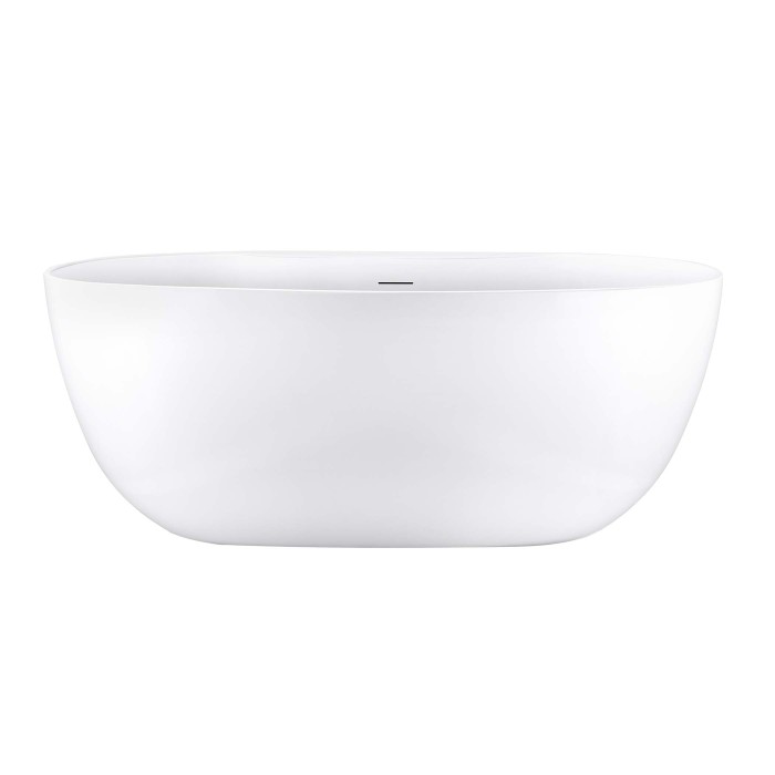 Ванна акриловая Aquatek Аполо 170х78х60 см, отдельностоящая, цвет белый арт. AQ-1155778