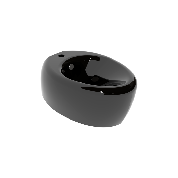 Биде подвесное черный глянцевый, GSG Ceramic Design Touch, TOBISO002