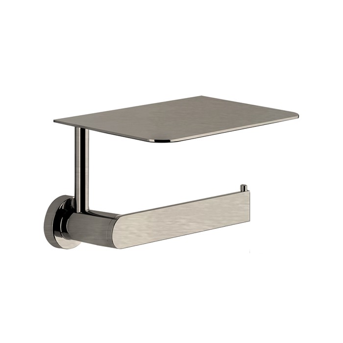 Держатель для т/б., с крышкой, подвесной, Gessi Emporio accessories, finox brushed nickel арт. 38855#149