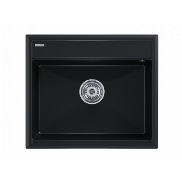 Мойка для кухни гранит 590х510 Paulmark STEPIA 60, черный - PM115951-BL
