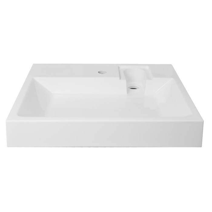 Раковина подвесная Element 595х490х75 литьевой мрамор, белая, Azario ELEMENT - CS00082280