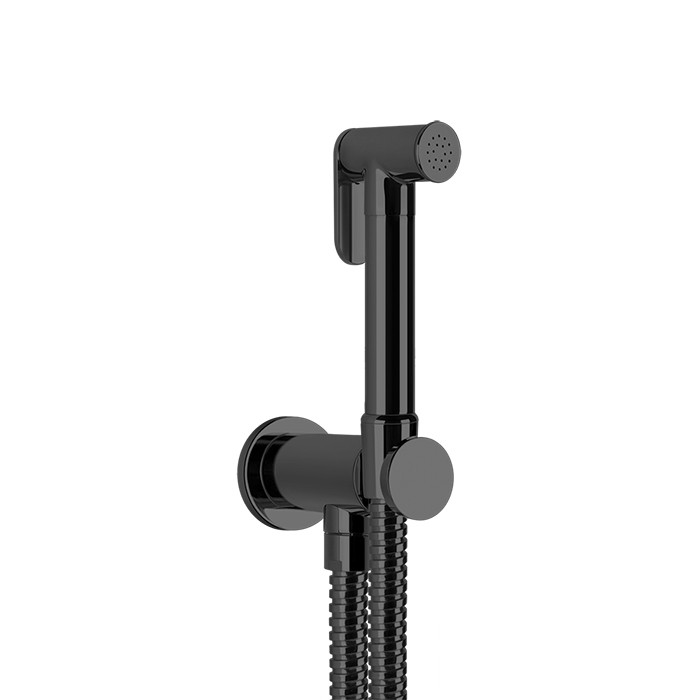 Гигиенический душ, настенный, Gessi Tradizione, black metal brushed pvd арт. 14331#707