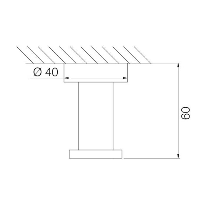 Fima Carlo Frattini Крючок, подвесной, Rotola, F6004/1CR цвет: хром