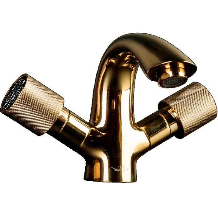 Смеситель для умывальника black, gold, Boheme Royal cristal - 291-Royal/CRST black