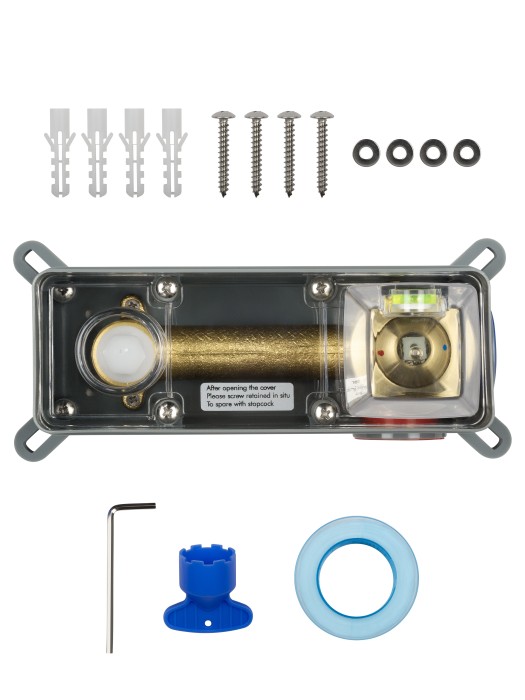 Смеситель для раковины встраиваемый, Wonzon & Woghand Steam, WW-88869008-BG цвет: золото