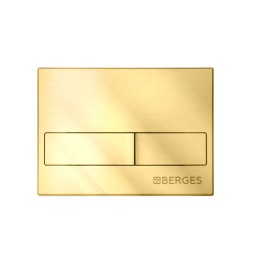Клавиша смыва для инсталляции L9 золото глянец, BERGES Novum арт. 040019