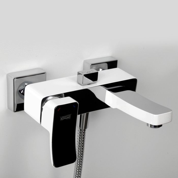 Смеситель для ванны с коротким изливом Aller 1060 WHITE WasserKRAFT арт. 1061W